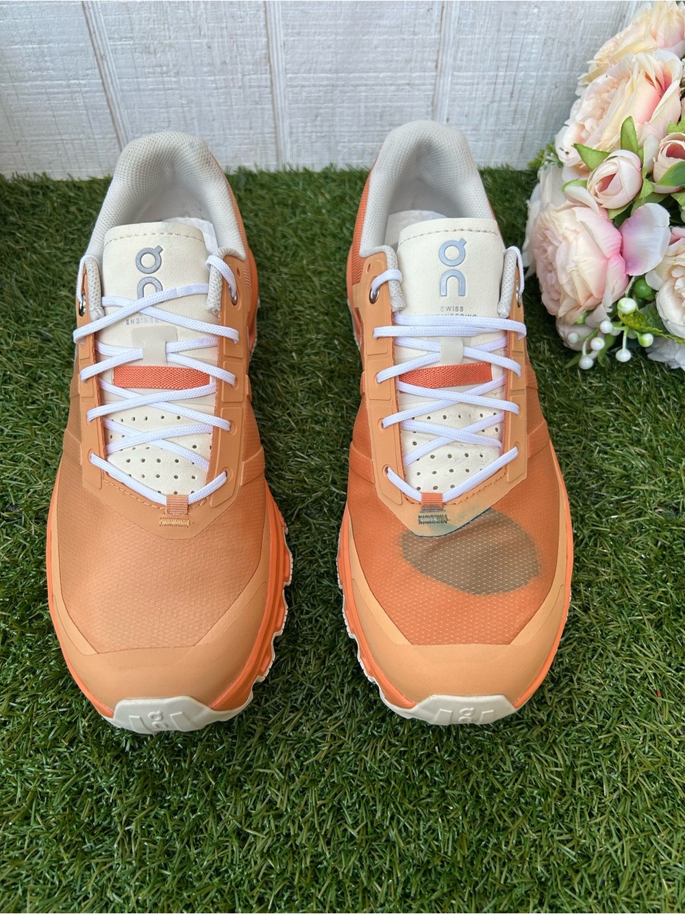 On Cloudventure Trail Running Shoe Copper | Orange women size 9 gently used - Picture 7 of 16